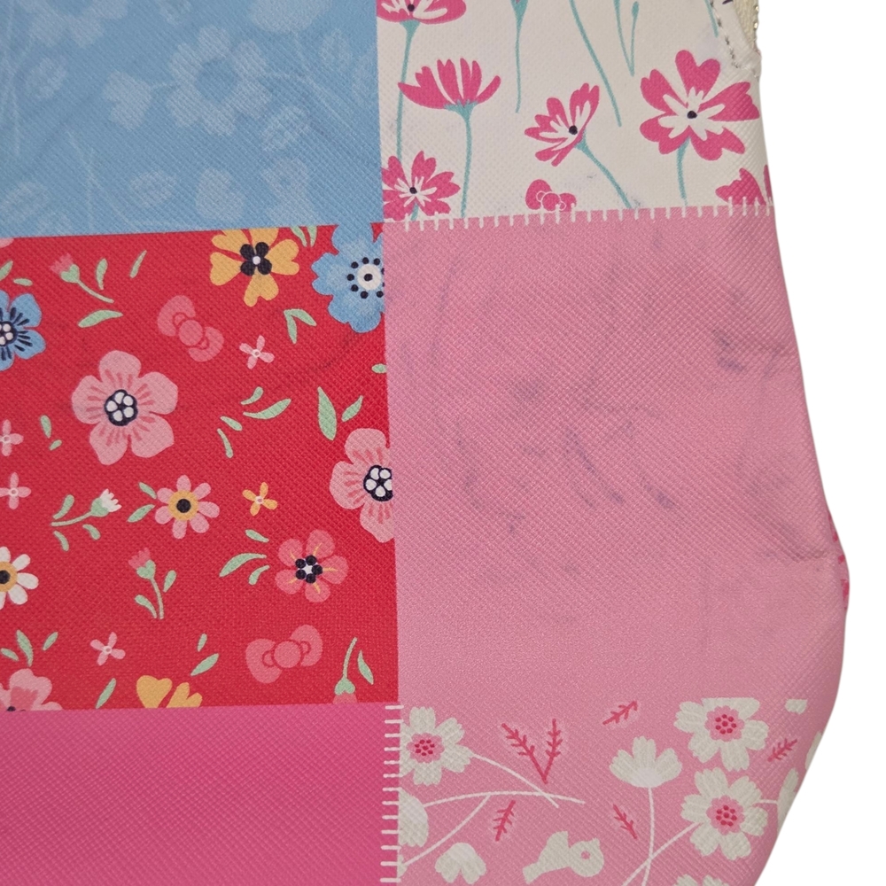 Loungefly Hello Kitty Patch Work Backpack Purse -… - image 3